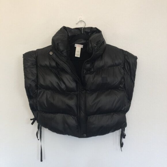Free People Black Puffer Jacket - Picture 3 of 6
